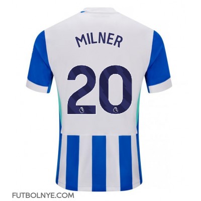 Camiseta Brighton James Milner #20 Primera Equipación 2025-26 manga corta Camiseta Brighton James Milner #20 Primera Equipación 2025-26 manga corta